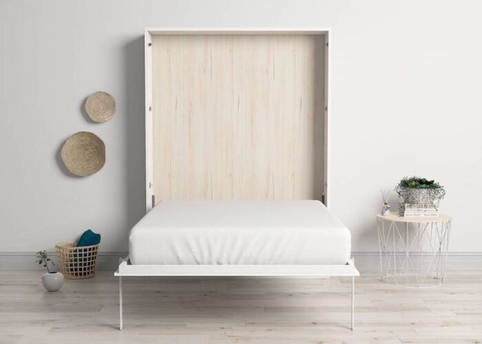 Vertical folding bed with folding lower door - Image 3