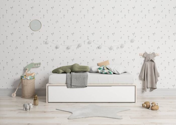 Single bed with sliding trundle bed - Image 1