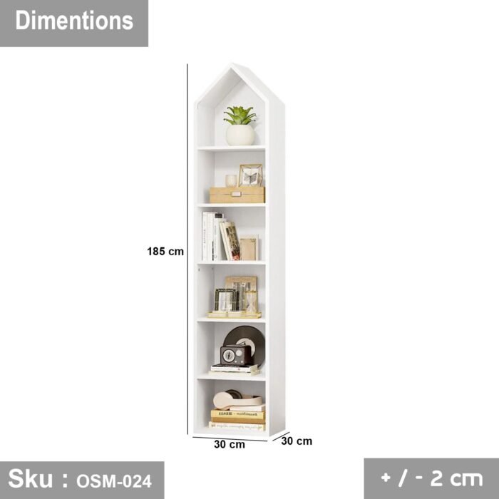 High-quality MDF Bookcase - OSM-024 - Image 3
