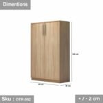 High-quality MDF wooden shoe rack - OTR-002 - Image 3