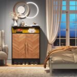 Shoe Cabinet, 5-Tier Shoe Racks Storage Organizer with Led Light - Image 5