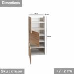High-quality MDF wooden shoe rack - OTR-007 - Image 3
