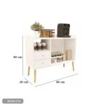 Spanish MDF wood coffee corner - MAD-134 - Image 3
