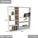 High quality MDF wood bookcase - OUBE-086 - Image 3