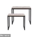 Porsha side table, iron, electrostatic paint - Image 3