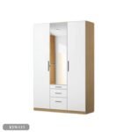 MDF wood wardrobe with melamine layer - KYN-115 - Image 2