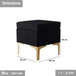 Musk wood and MDF and steel sofa - BDF-095 - Image 3