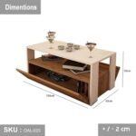 High quality MDF wood coffee table - OAL-035 - Image 3