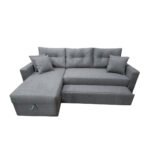 Manx sofa, 2 seater, bed and storage drawer - red beech wood - HST-038 - Image 4