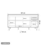 Two piece kitchen made of high quality MDF wood - O-SRH-139 - Image 4