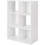 White MDF bookcase - 89x60x28 cm - OSM-530 - Image 3