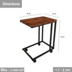 High quality MDF wood side table - O-SRH-057 - Image 3