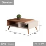High quality MDF wood coffee table - OAL-042 - Image 3