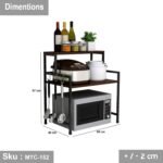Electrostatic paint metal kitchen storage unit -MTC-152 - Image 2