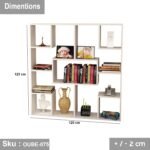 High quality MDF wood bookcase - OUBE-075 - Image 3