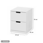 Modern MDF Wood Commode - WAF-010 - Image 3