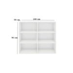 High quality MDF wood bookcase - OSM-457 - Image 3