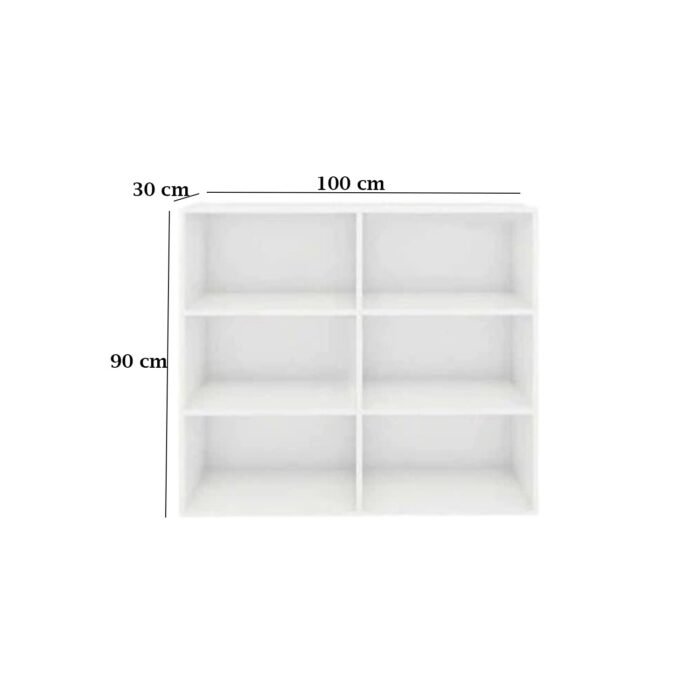 High quality MDF wood bookcase - OSM-457 - Image 3