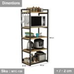 Electrostatic paint metal kitchen storage unit -MTC-139 - Image 3