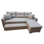 Manx sofa, 2 seater, bed and storage drawer - red beech wood - HST-042 - Image 4