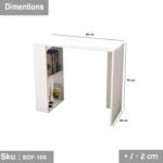 High quality MDF wood desk 40X90cm-BDF-108 - Image 3