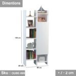 High quality MDF wood bookcase - OUBE-069 - Image 3