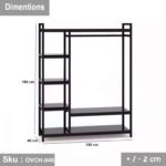 Clothes rack 100x40cm - OVCH-046 - Image 3