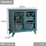 Beech wood buffet and counter - OHA-081 - Image 3