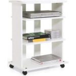 White MDF TV table - 80x60x45 cm - OSM-542 - Image 3