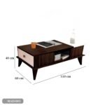 Spanish MDF wood coffee table - MAD-083 - Image 3