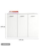High quality MDF wooden shoe cabinet - KYN-133 - Image 3