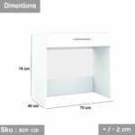 High quality MDF wood desk 40X70cm -BDF-126 - Image 3