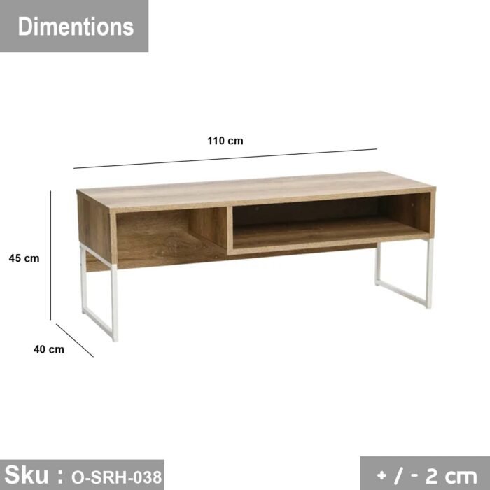 High quality MDF wood TV table - O-SRH-038 - Image 3