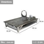 Swedish Wood Coffee Table - OHA-080 - Image 3