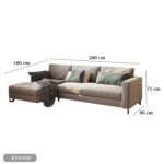 Beech wood corner with linen or velvet fabric - KYN-030 - Image 3