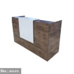 High quality MDF wood reception desk - HFS-079 - Image 3