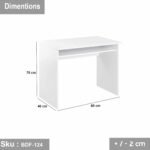 High quality MDF wood desk 40X80cm-BDF-124 - Image 3
