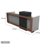 Reception desk - Reception Counter - Spanish MDF wood - CEM-075 - Image 3