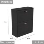 High-quality MDF wooden shoe rack - O-SRH-006 - Image 3