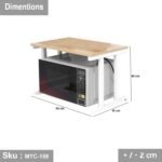 Electrostatic paint metal kitchen storage unit -MTC-158 - Image 3