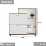 Treated Spanish MDF wood cabinet - OFS-013 - Image 3