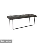 High quality MDF wooden bankette - BDF-005 - 120cmX45cm - black color - Image 3