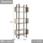 Shelving unit 80x40cm - OVCH-112 - Image 3