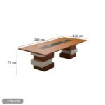 Meeting tab- 240x120 - Spanish MDF wood - CEM-039 - Image 3