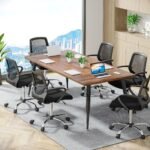 6FT Conference Table, Rectangular Meeting Room Seminar Table - Image 4