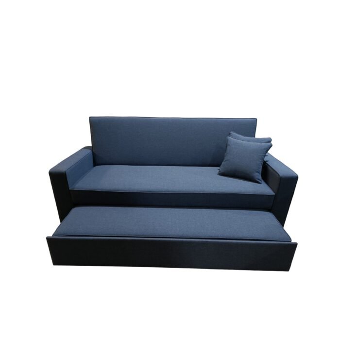 Manx 3-seater sofa bed with swivel back - red beech wood - HST-024 - Image 4