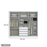 MDF Wood Cabinet - WAF-054 - Image 3