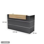 Reception desk - Reception Counter - Spanish MDF wood - CEM-089 - Image 3