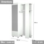 High quality MDF wood clothes rack - OUBE-027 - Image 3