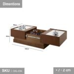 High quality MDF wood coffee table - OAL-036 - Image 3